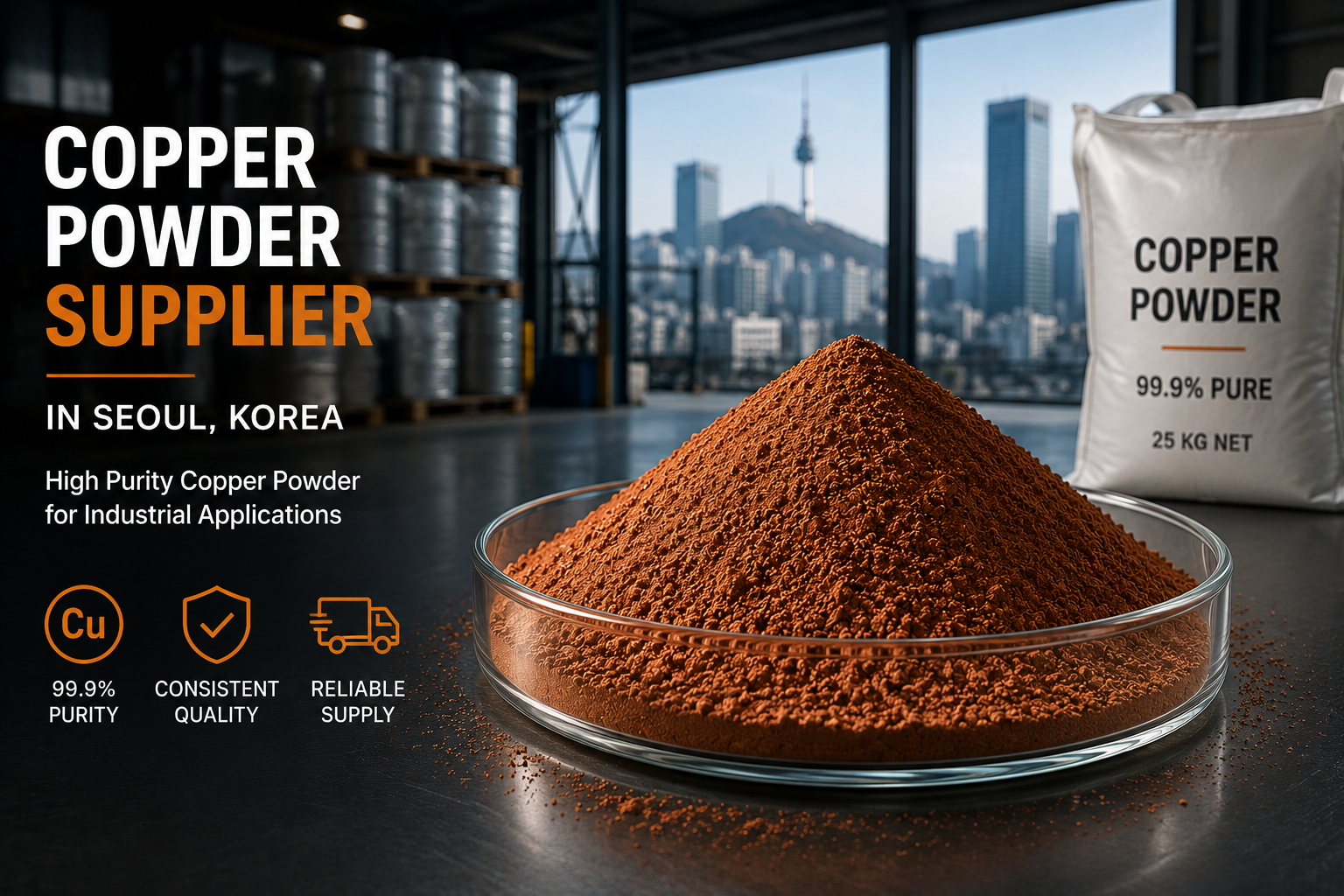 copper powder supplier in seoul for Industries
